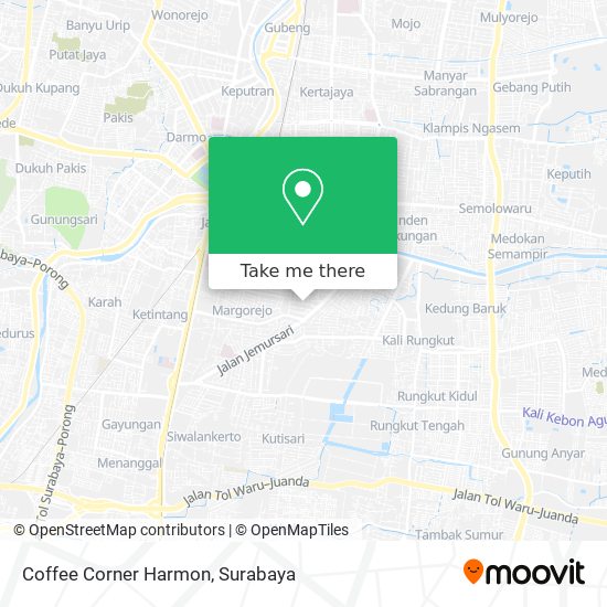 Coffee Corner Harmon map