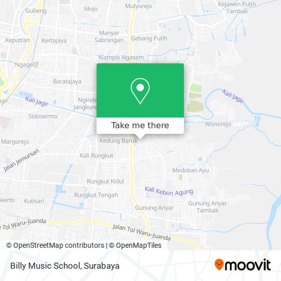 Billy Music School map