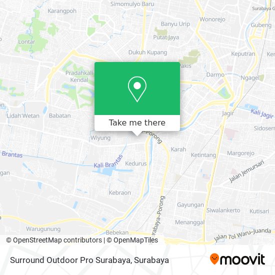 Surround Outdoor Pro Surabaya map