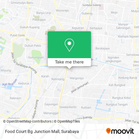 Food Court Bg Junction Mall map