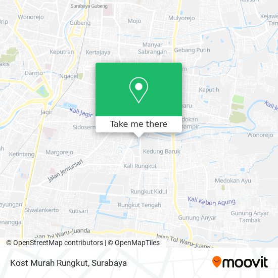 Kost Murah Rungkut map