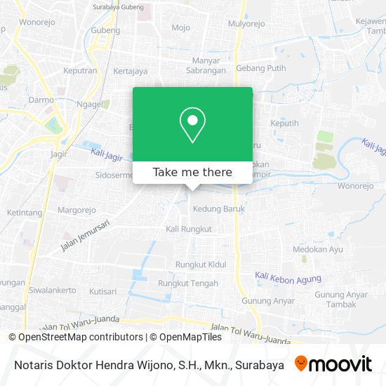Notaris Doktor Hendra Wijono, S.H., Mkn. map