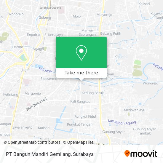 PT Bangun Mandiri Gemilang map