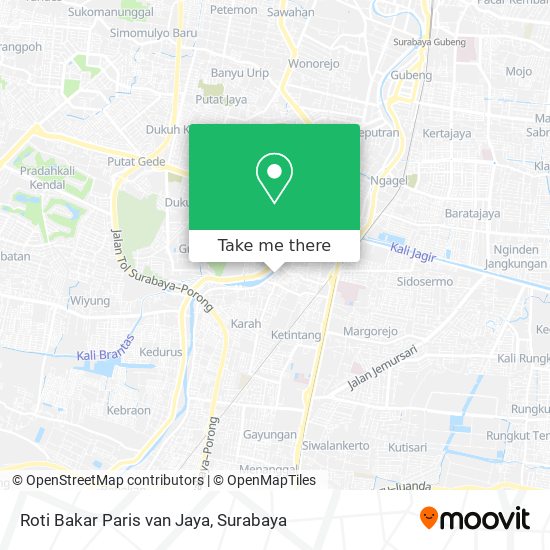 Roti Bakar Paris van Jaya map