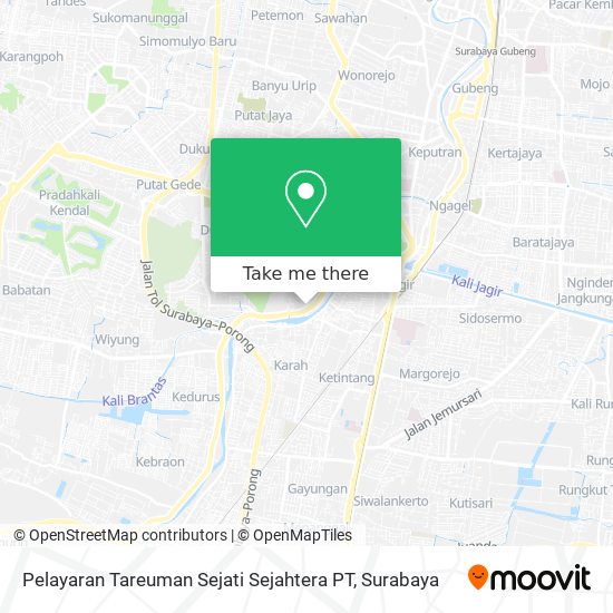 Pelayaran Tareuman Sejati Sejahtera PT map