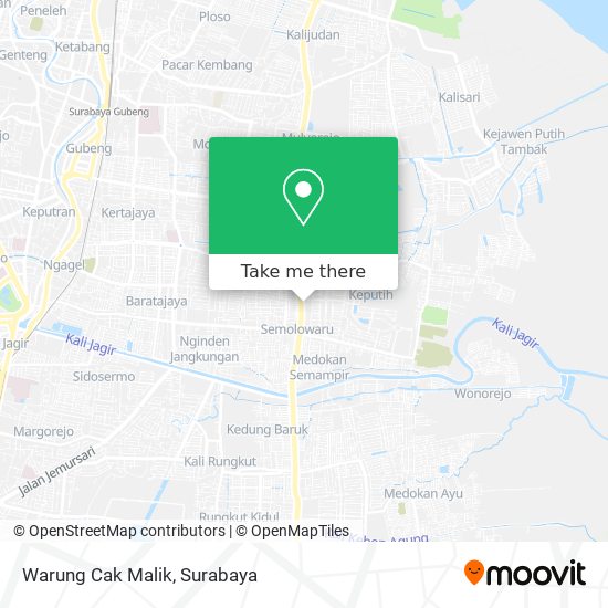 Warung Cak Malik map