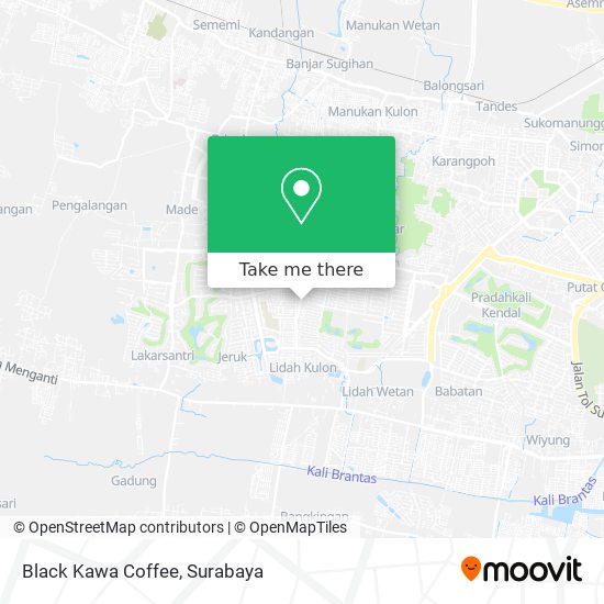 Black Kawa Coffee map