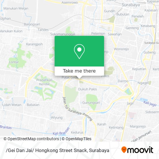 /Gei Dan Jai/ Hongkong Street Snack map