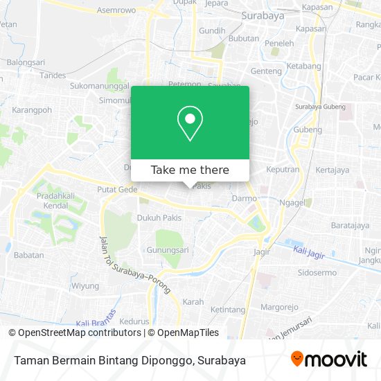 Taman Bermain Bintang Diponggo map