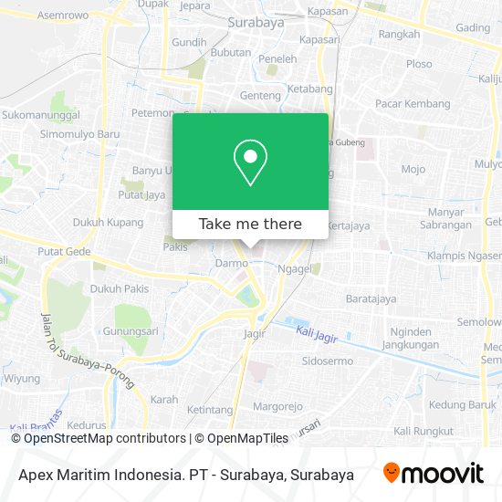 Apex Maritim Indonesia. PT - Surabaya map