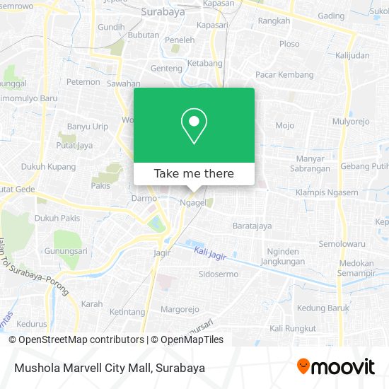 Mushola Marvell City Mall map