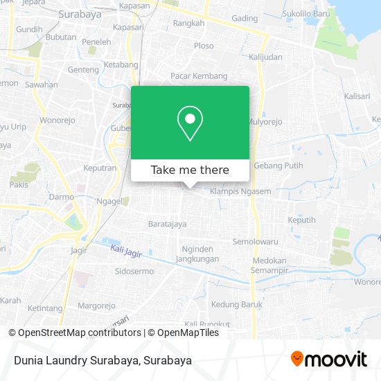 Dunia Laundry Surabaya map