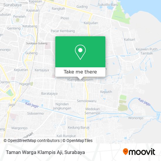 Taman Warga Klampis Aji map