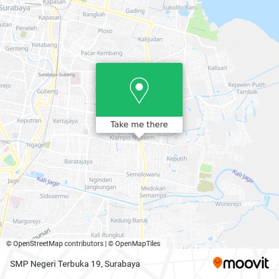SMP Negeri Terbuka 19 map