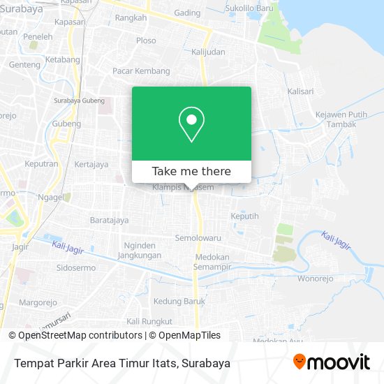 Tempat Parkir Area Timur Itats map