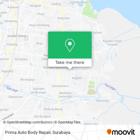 Prima Auto Body Repair map