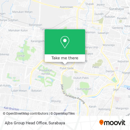 Ajbs Group Head Office map