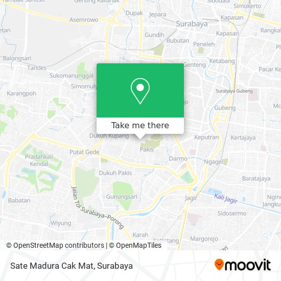 Sate Madura Cak Mat map