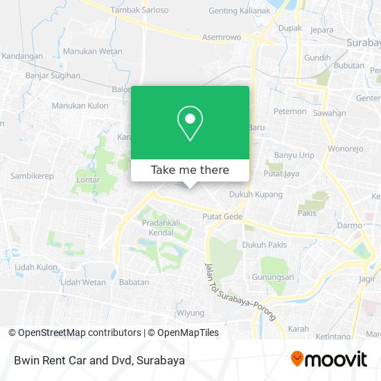 Bwin Rent Car and Dvd map