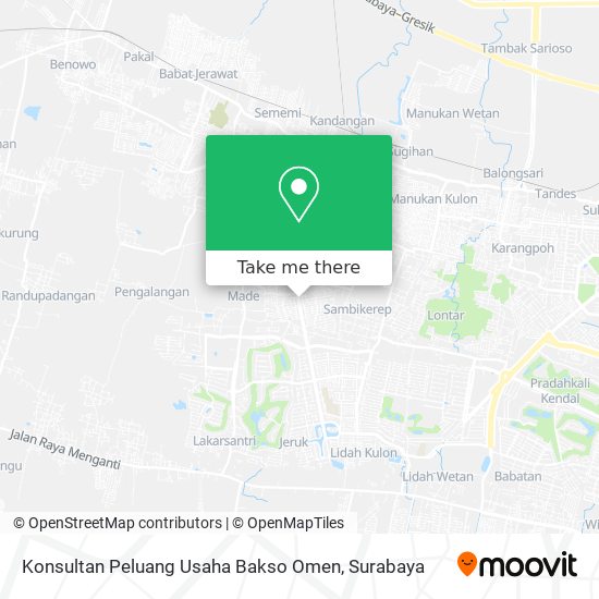 Konsultan Peluang Usaha Bakso Omen map