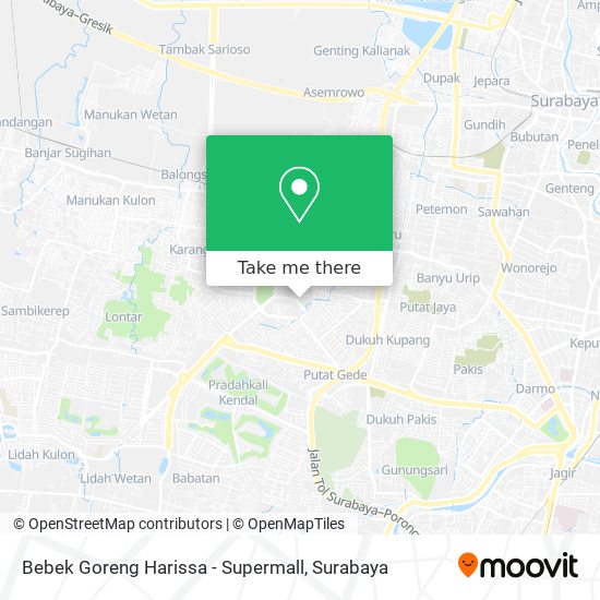 Bebek Goreng Harissa - Supermall map