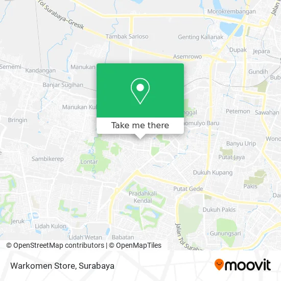 Warkomen Store map