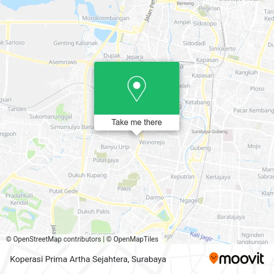 Koperasi Prima Artha Sejahtera map