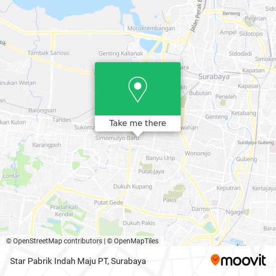 Star Pabrik Indah Maju PT map