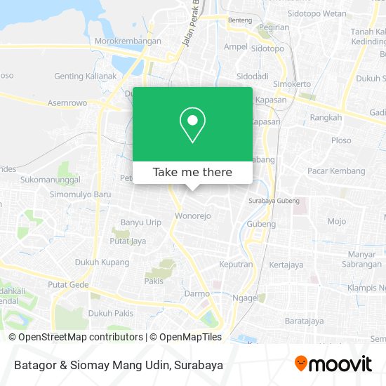 Batagor & Siomay Mang Udin map