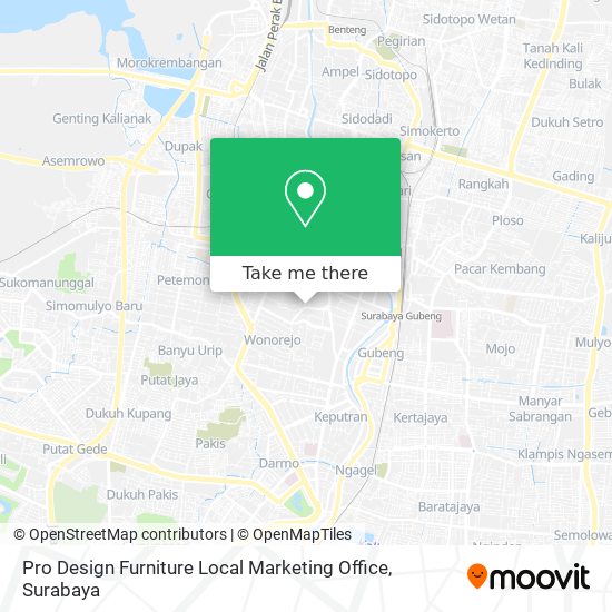 Pro Design Furniture Local Marketing Office map