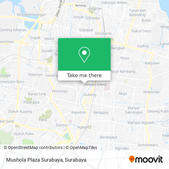 Mushola Plaza Surabaya map