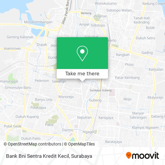 Bank Bni Sentra Kredit Kecil map