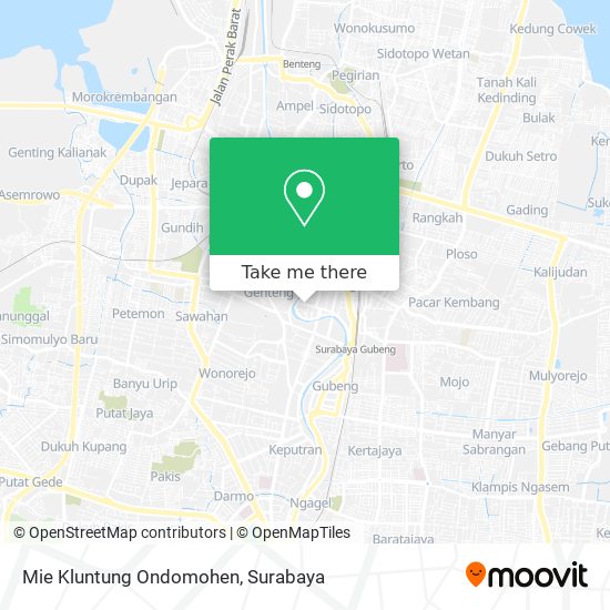 Mie Kluntung Ondomohen map