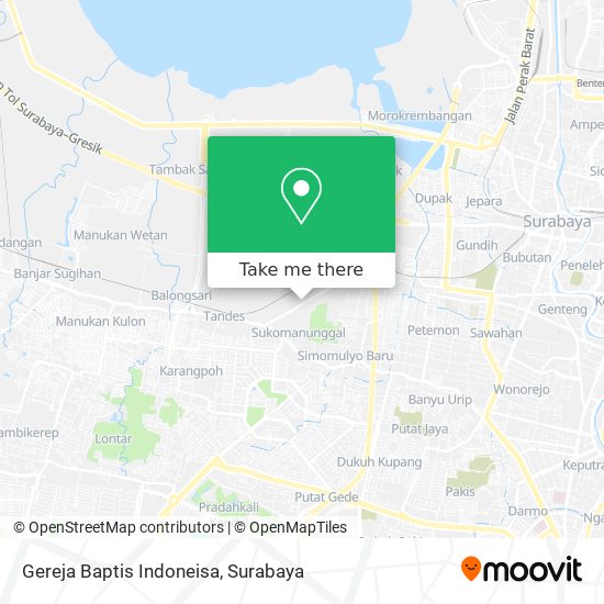 Gereja Baptis Indoneisa map