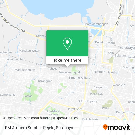 RM Ampera Sumber Rejeki map