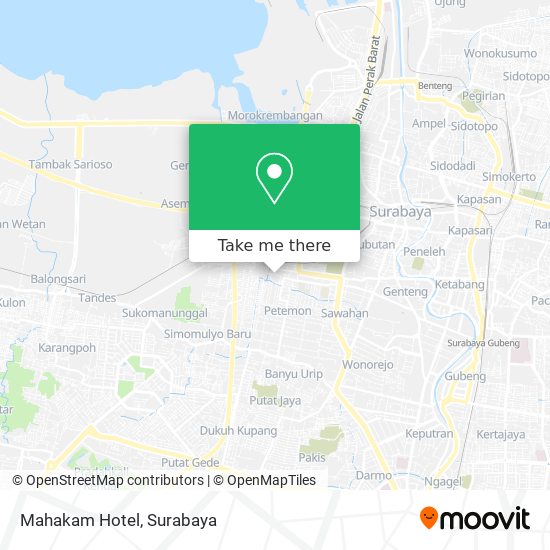 Mahakam Hotel map