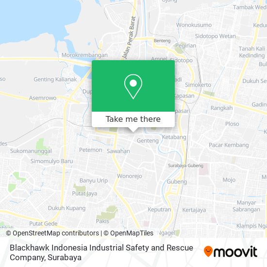 Blackhawk Indonesia Industrial Safety and Rescue Company map