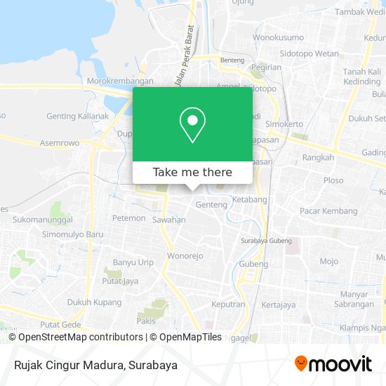 Rujak Cingur Madura map