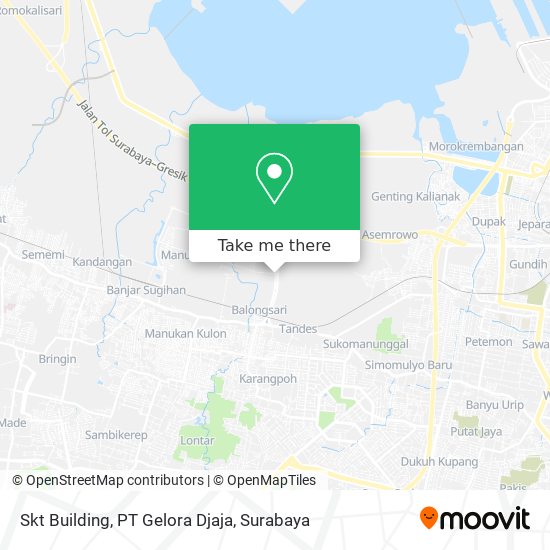 Skt Building, PT Gelora Djaja map