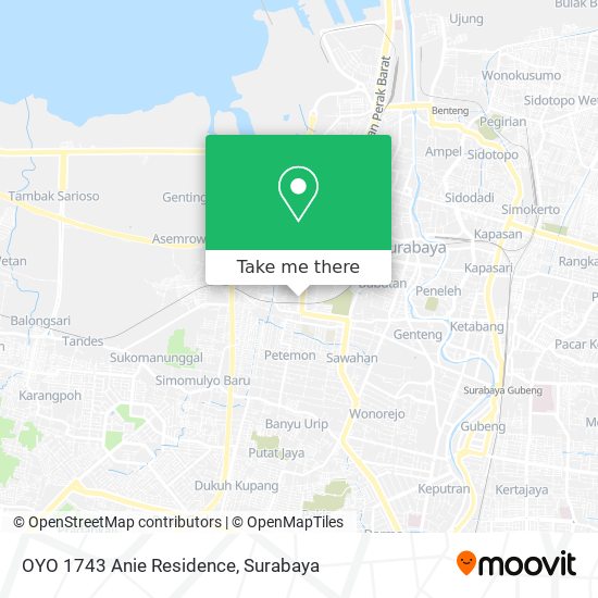 OYO 1743 Anie Residence map