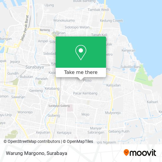 Warung Margono map