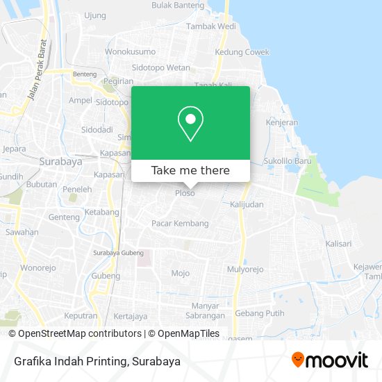 Grafika Indah Printing map