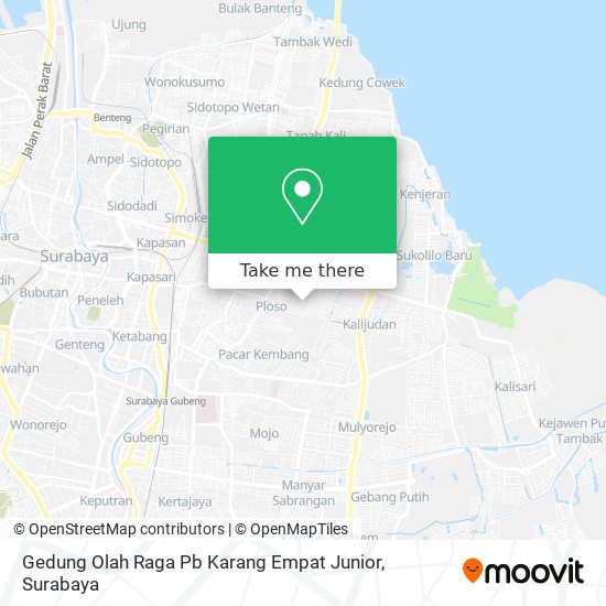 Gedung Olah Raga Pb Karang Empat Junior map