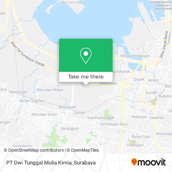 PT Dwi Tunggal Mulia Kimia map