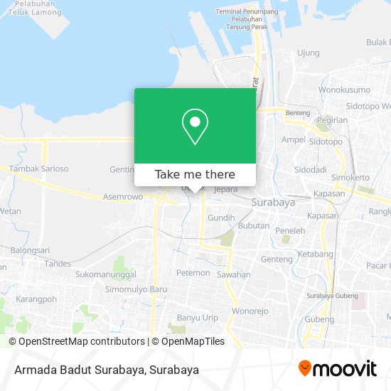 Armada Badut Surabaya map