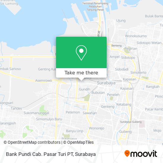 Bank Pundi Cab. Pasar Turi PT map