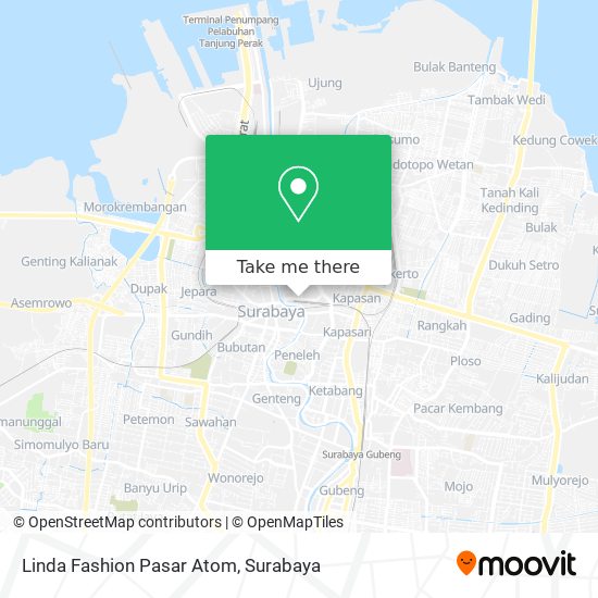 Linda Fashion Pasar Atom map