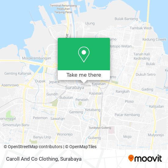Caroll And Co Clothing map