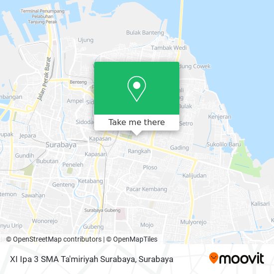 XI Ipa 3 SMA Ta'miriyah Surabaya map