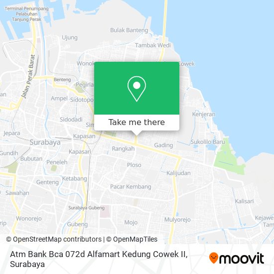 Atm Bank Bca 072d Alfamart Kedung Cowek II map